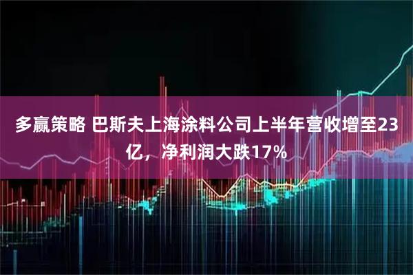 多赢策略 巴斯夫上海涂料公司上半年营收增至23亿，净利润大跌17%